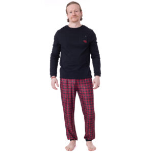 NANO NOEL 24 PYJAMA ADULTE HOMME NOIR (COMME LA FAMILLE)