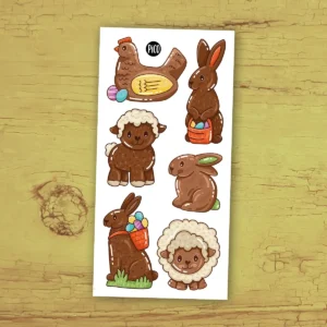 PICO TATOUAGE Les lapins en chocolat