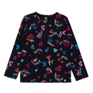 NANO AUTOMNE 24 JOURNÉE ENJOUÉE CHANDAIL MARINE IMPRIMÉ