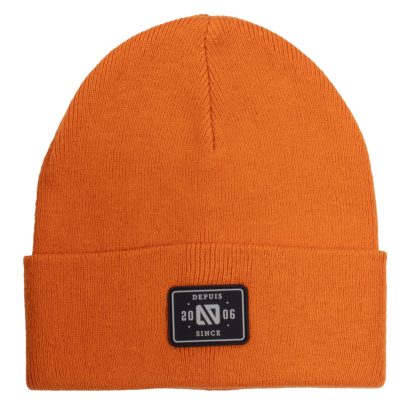 PRÉCOMMANDE NANO PRINTEMPS 25 TUQUE EN TRICOT BASIC ORANGE