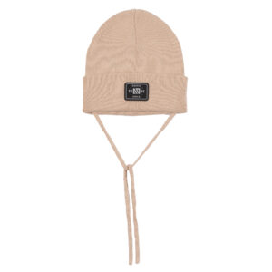 NANO PRINTEMPS 25 TUQUE EN TRICOT BASIC BEIGE (AVEC CORDON)