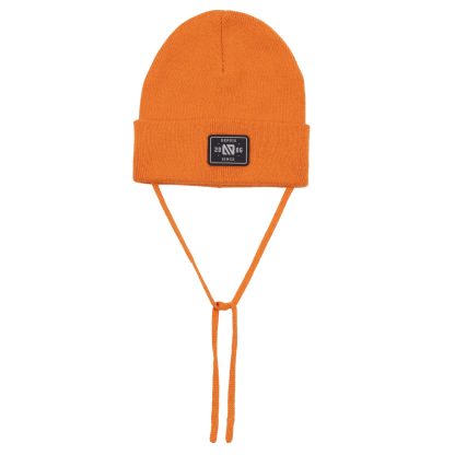 PRÉCOMMANDE NANO PRINTEMPS 25 TUQUE EN TRICOT BASIC ORANGE (AVEC CORDON)