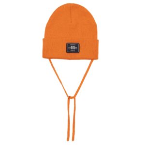 NANO PRINTEMPS 25 TUQUE EN TRICOT BASIC ORANGE (AVEC CORDON)