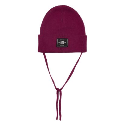 PRÉCOMMANDE NANO PRINTEMPS 25 TUQUE EN TRICOT BASIC MAUVE (AVEC CORDON)