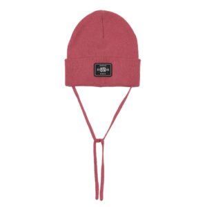 NANO PRINTEMPS 25 TUQUE EN TRICOT BASIC ROSE (AVEC CORDON)