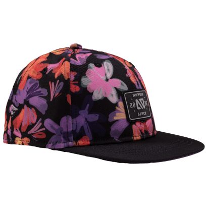 PRÉCOMMANDE NANO PRINTEMPS 2025 CASQUETTE NOIR FLEURIT