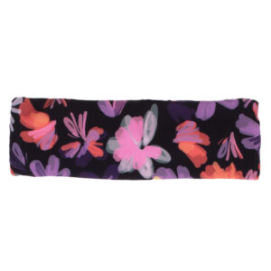 NANO PRINTEMPS 25 MAILLOTS FILLE BOUQUET DE FLEURS BANDEAU NOIR FLEURIT