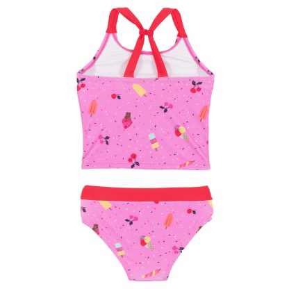 PRÉCOMMANDE NANO PRINTEMPS 25 MAILLOTS DESSERTS GLACÉS TANKINI ROSE – Image 3