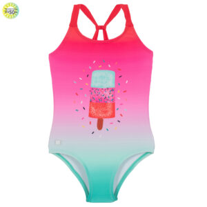 NANO PRINTEMPS 25 MAILLOTS FILLE DESSERTS GLACÉS UNE PIÈCE ROSE