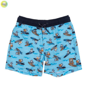 NANO PRINTEMPS 25 MAILLOTS GARÇON BOARDSHORTS BLEU PÂLE