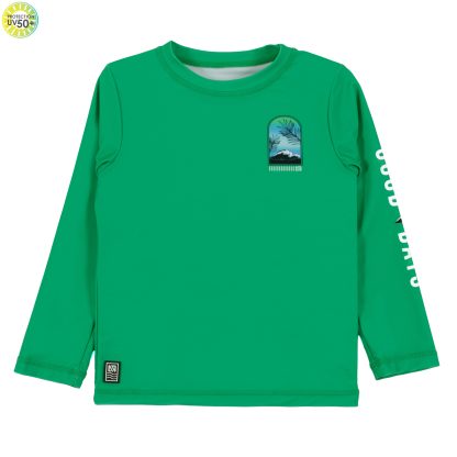 PRÉCOMMANDE NANO PRINTEMPS 25 MAILLOTS GARÇON RASHGUARD MANCHE LONGUE VERT – Image 2