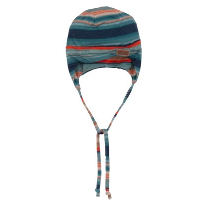 PRÉCOMMANDE NANO PRINTEMPS 25 TUQUE EN JERSEY LIGNÉ ROMAN (AVEC CORDON)