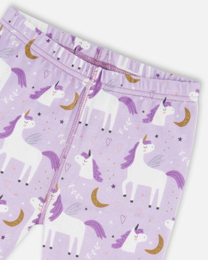 PRÉCOMMANDE DEUX PAR DEUX PRINTEMPS 25 PYJAMA LILAS LICORNE – Image 7