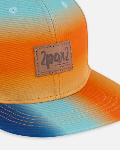 DEUX PAR DEUX PRINTEMPS 25 CASQUETTE ORANGE DÉGRADÉ – Image 2