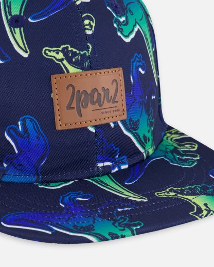 PRÉCOMMANDE DEUX PAR DEUX PRINTEMPS 25 CASQUETTE MARINE DINOSAURE – Image 6