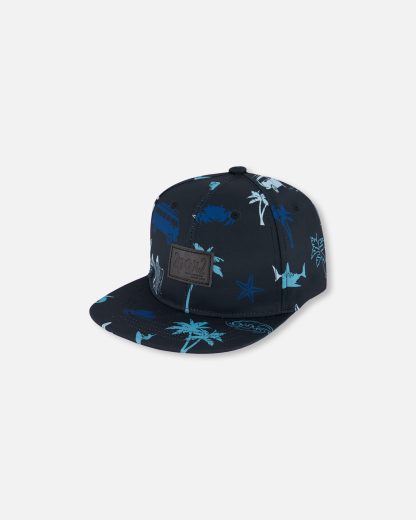 PRÉCOMMANDE DEUX PAR DEUX PRINTEMPS 25 CASQUETTE NOIR PLAGE – Image 2