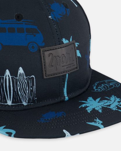 PRÉCOMMANDE DEUX PAR DEUX PRINTEMPS 25 CASQUETTE NOIR PLAGE