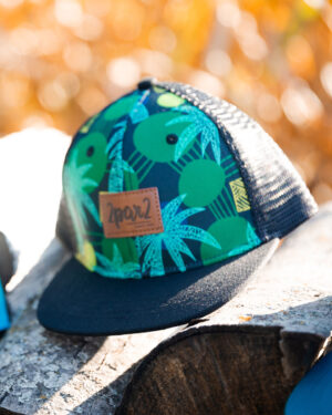 DEUX PAR DEUX PRINTEMPS 25 CASQUETTE NOIR TROPICAL