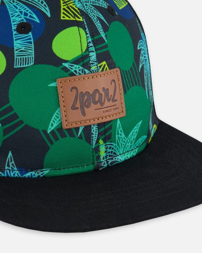 PRÉCOMMANDE DEUX PAR DEUX PRINTEMPS 25 CASQUETTE NOIR TROPICAL – Image 7