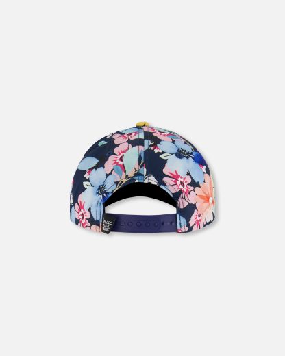 PRÉCOMMANDE DEUX PAR DEUX PRINTEMPS 25 CASQUETTE MARINE FLEURIE – Image 5