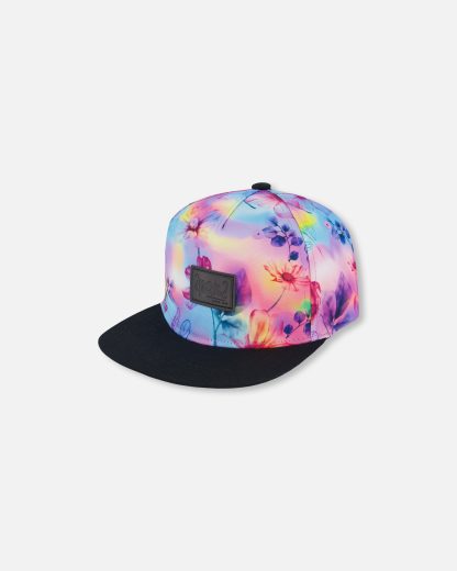 PRÉCOMMANDE DEUX PAR DEUX PRINTEMPS 25 CASQUETTE FLEURS ARC EN CIEL – Image 2