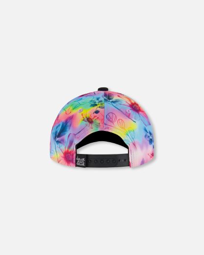 PRÉCOMMANDE DEUX PAR DEUX PRINTEMPS 25 CASQUETTE FLEURS ARC EN CIEL – Image 4