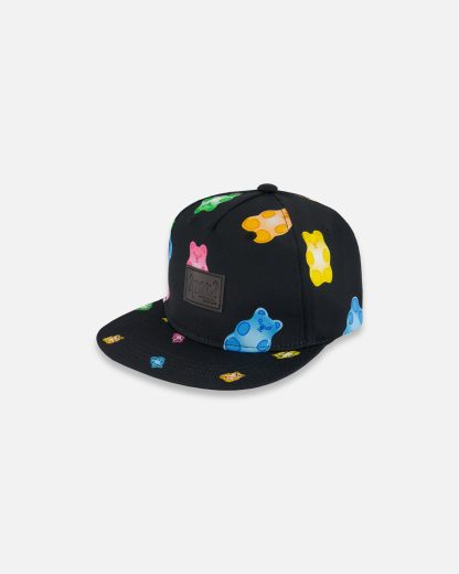 PRÉCOMMANDE DEUX PAR DEUX PRINTEMPS 25 CASQUETTE NOIR OURSON MULTICOULEUR – Image 2