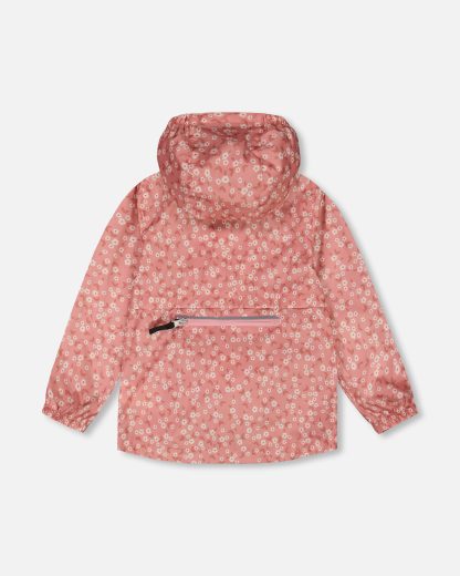 PRÉCOMMANDE DEUX PAR DEUX PRINTEMPS 25 MANTEAU COUPE VENT ROSE PETITES FLEURS – Image 5