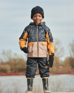 DEUX PAR DEUX PRINTEMPS 25 MANTEAU ENSEMBLE 3 PIÈCES NOIR/BEIGE