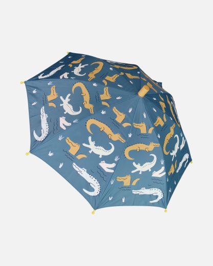 PRÉCOMMANDE DEUX PAR DEUX PRINTEMPS 25 PARAPLUIE BLEU/VERT CROCODILE – Image 2