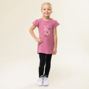 NANO PRINTEMPS 25 JOLI COLIBRI TUNIQUE ROSE