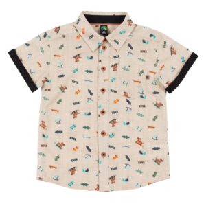 NANO PRINTEMPS 25 360 DEGRÉS CHEMISE BEIGE CHINÉ