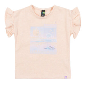 NANO PRINTEMPS 25 VACANCES À MALIBU T-SHIRT CORAIL CHINÉ