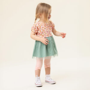 NANO PRINTEMPS 25 COCCINELLE ENSEMBLE 2 PIÈCES ROBE/LEGGING