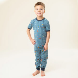 NANO PRINTEMPS 25 PYJAMA 2 PIÈCES GARÇON BLEU SKATE