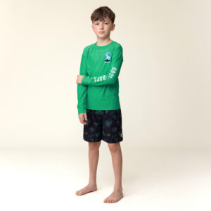 NANO PRINTEMPS 25 MAILLOTS GARÇON RASHGUARD MANCHE LONGUE VERT