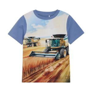 MINYMO PRINTEMPS 25 GARÇON T-SHIRT TRACTEUR BLEU