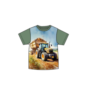 MINYMO PRINTEMPS 25 GARÇON T-SHIRT TRACTEUR VERT