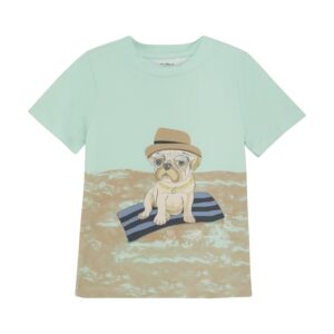 MINYMO PRINTEMPS 25 GARÇON T-SHIRT TURQUOISE