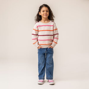 NANO AUTOMNE 25 FLEURS D'ANTAN CHANDAIL EN TRICOT BEIGE