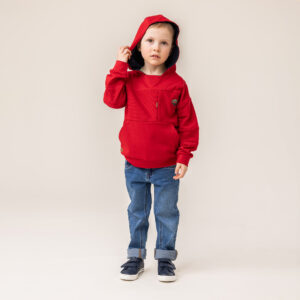 NANO AUTOMNE 25 HORTICOOL CHANDAIL À CAPUCHON ROUGE