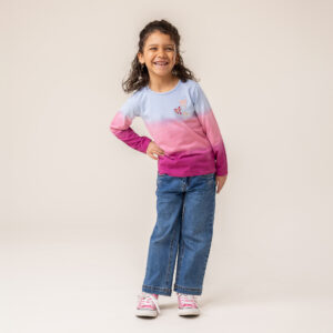 NANO AUTOMNE 25 CAMPUS CHANDAIL MANCHE LONGUE BLEU PÂLE DÉGRADÉ