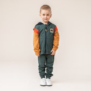 NANO AUTOMNE 25 CAMPAGNE ANGLAISE VESTE À CAPUCHON VERT