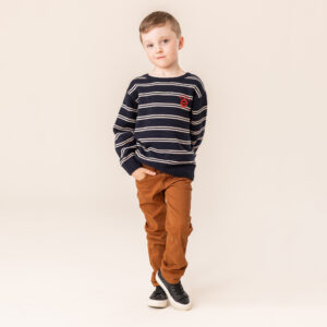 NANO AUTOMNE 25 CAMPAGNE ANGLAISE CHANDAIL MANCHE LONGUE MARINE