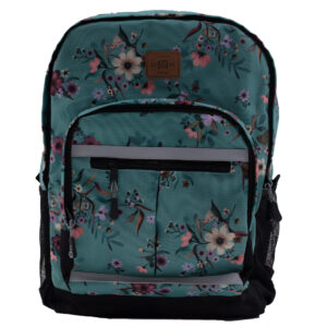 NANO AUTOMNE 25 LA RENTRÉE SAC À DOS TURQUOISE FLEURIT