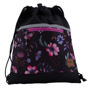 NANO AUTOMNE 25 LA RENTRÉE SAC DE SPORT NOIR FLEURIT