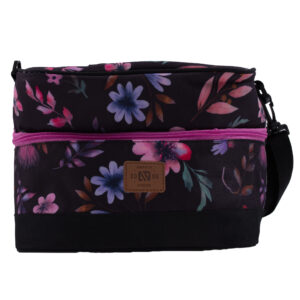 NANO AUTOMNE 25 LA RENTRÉE BOITE À LUNCH NOIR FLEURIT