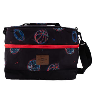 NANO AUTOMNE 25 LA RENTRÉE BOITE À LUNCH NOIR IMPRIMÉ DE BALLON