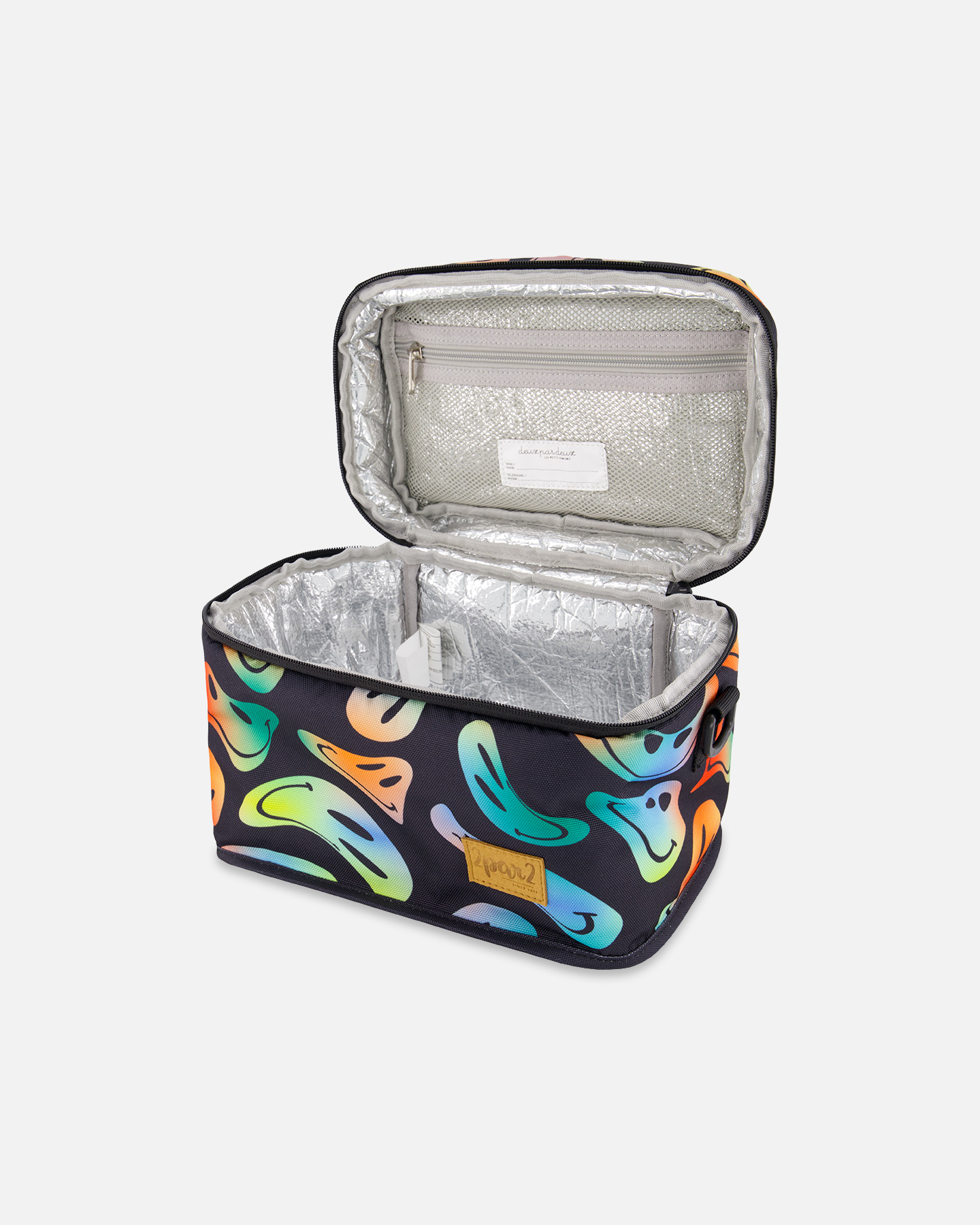 DEUX PAR DEUX LA RENTRÉE 25 BOITE À LUNCH NOIR BONHOMMES SOURIRE – Image 4