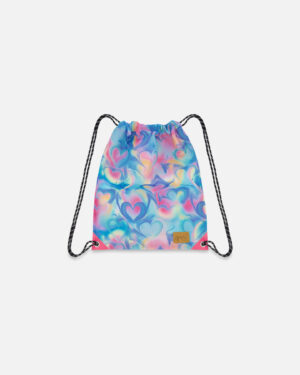 DEUX PAR DEUX LA RENTRÉE 25 SAC À CORDON COEURS ARC-EN-CIEL